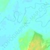 Mapa topográfico Осеева, altitud, relieve