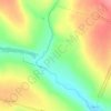 Mapa topográfico Хилково, altitud, relieve