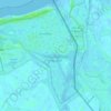 Mapa topográfico Natuurreservaat Het Zwin, altitud, relieve