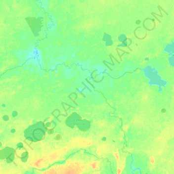 Mapa topográfico Агитка, altitud, relieve