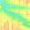 Mapa topográfico Средний Челбас, altitud, relieve