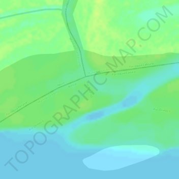 Mapa topográfico Río Apurito, altitud, relieve
