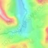 Mapa topográfico Lac de La Plagne, altitud, relieve