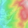 Mapa topográfico La Burnolle, altitud, relieve