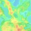 Mapa topográfico Tamarack Lake, altitud, relieve