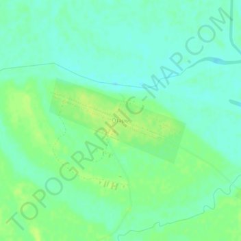 Mapa topográfico Отары, altitud, relieve