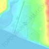 Mapa topográfico Эвенск, altitud, relieve