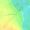 Mapa topográfico Хуторки, altitud, relieve