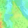 Mapa topográfico Поросино, altitud, relieve