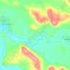 Mapa topográfico Тоора-Хем, altitud, relieve
