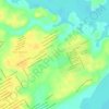 Mapa topográfico Itapark, altitud, relieve