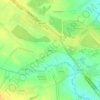 Mapa topográfico Ченцы, altitud, relieve