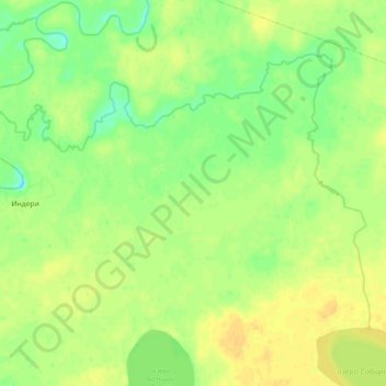 Mapa topográfico Янтарь, altitud, relieve