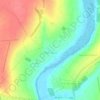 Mapa topográfico Пересадовка, altitud, relieve
