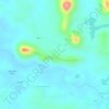 Mapa topográfico Serra do Pico, altitud, relieve