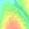 Mapa topográfico Cidade Satélite Primavera III, altitud, relieve