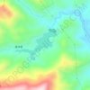 Mapa topográfico 矶头水库, altitud, relieve