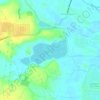Mapa topográfico Capper Hills Lake, altitud, relieve