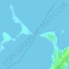 Mapa topográfico Key Largo, altitud, relieve