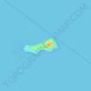 Mapa topográfico Acheron Island, altitud, relieve