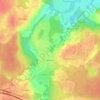 Mapa topográfico Мелихово, altitud, relieve