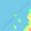 Mapa topográfico Northerly Island, altitud, relieve