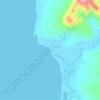 Mapa topográfico Saud Beach, altitud, relieve