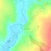 Mapa topográfico Русское Ходяшево, altitud, relieve