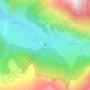 Mapa topográfico Refuge de Rosuel, altitud, relieve