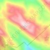 Mapa topográfico Colle le Cese, altitud, relieve