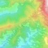 Mapa topográfico Terisso, altitud, relieve