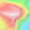 Mapa topográfico 纳木那尼峰, altitud, relieve