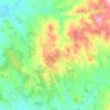 Mapa topográfico Scansano, altitud, relieve