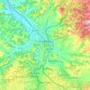 Mapa topográfico Poggibonsi, altitud, relieve