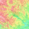 Mapa topográfico 百色市 / Baise, altitud, relieve