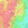 Mapa topográfico Napo, altitud, relieve