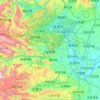 Mapa topográfico 长阳土家族自治县, altitud, relieve
