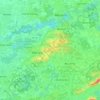 Mapa topográfico Herselt, altitud, relieve