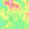 Mapa topográfico Petralia Sottana, altitud, relieve