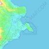 Mapa topográfico Siracusa, altitud, relieve