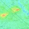 Mapa topográfico Heist-op-den-Berg, altitud, relieve