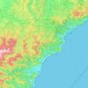 Mapa topográfico Savona, altitud, relieve