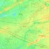 Mapa topográfico Geel, altitud, relieve