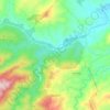 Mapa topográfico Guaro, altitud, relieve