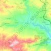 Mapa topográfico El Valle, altitud, relieve