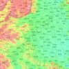 Mapa topográfico 河南省, altitud, relieve