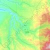 Mapa topográfico Mindo, altitud, relieve