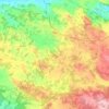 Mapa topográfico Noci, altitud, relieve